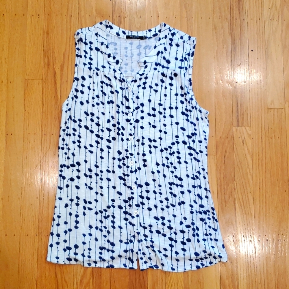 Beautiful top - Max Jeans - Blue / white